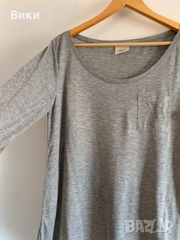 Сива блуза, снимка 3 - Блузи с дълъг ръкав и пуловери - 24633894