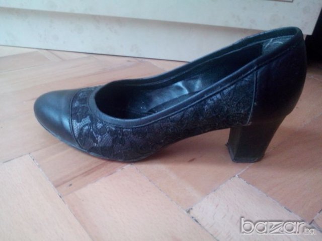  Обувки от ест.кожа и дантела GIDO, снимка 4 - Дамски ежедневни обувки - 19504352