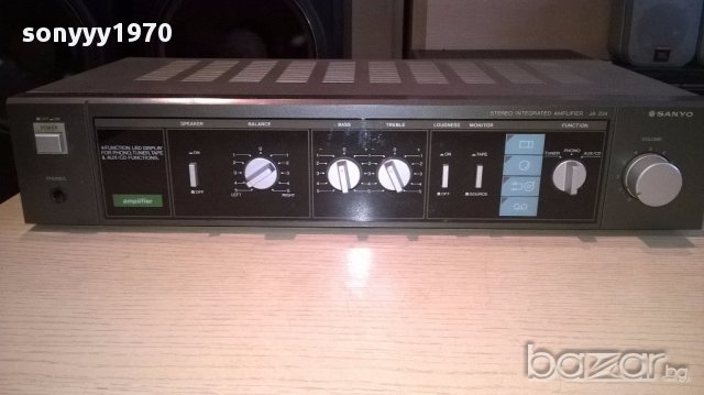 Sanyo-amplifier-made in japan-здрав-внос швеицария, снимка 2 - Ресийвъри, усилватели, смесителни пултове - 13891335