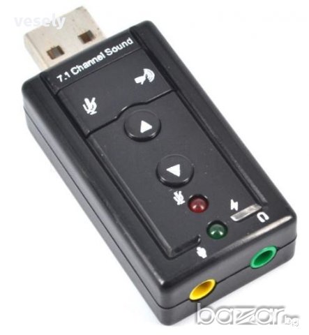USB Sound карта лп, снимка 4 - Аудиосистеми - 17105707