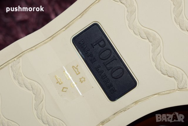 Polo Ralph Lauren Tan Merton Leather Shoes , снимка 6 - Мокасини - 25034854