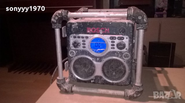 bosch-голямо строително радио-37х37х37см-внос франция, снимка 5 - Ресийвъри, усилватели, смесителни пултове - 23453541