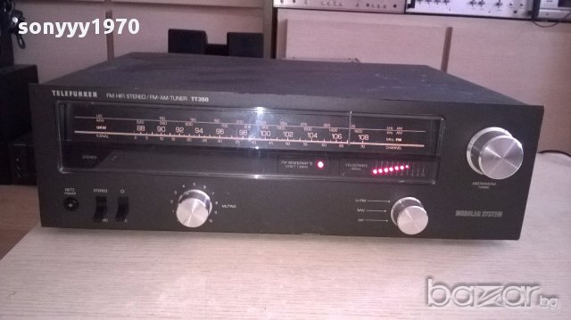 HIFI-telefunken tt350 STEREO TUNER-внос швеицария, снимка 4 - Ресийвъри, усилватели, смесителни пултове - 17959961