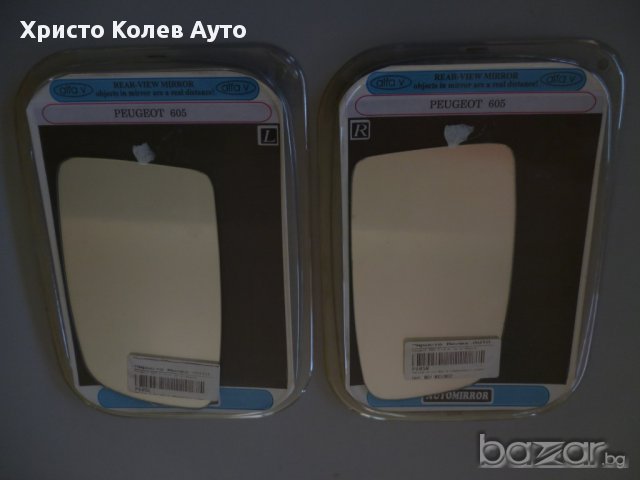 Стъкло за странично огледало ляво и дясно PEUGEOT 605, снимка 2 - Части - 15303075