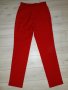 Червен дамски панталон марка Sisley - внос от чужбина , снимка 1 - Панталони - 23815532