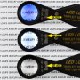 Бижутерска лупа 10х увеличение, LED и UV светлина, снимка 3