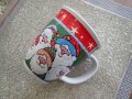 голяма порцеланова чаша Дядо Коледа, снимка 1 - Чаши - 21194070