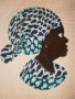 Африканка-картина от текстил върху текстил-варианти, снимка 9