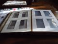 Старинен албум за снимки с кожени корици , снимка 3