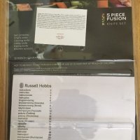 комплект ножове на Ръсел Хобс, снимка 2 - Прибори за хранене, готвене и сервиране - 22188857