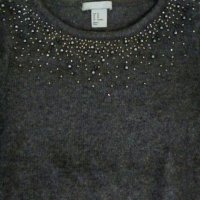 Плетена блузка на H&M xs, снимка 2 - Блузи с дълъг ръкав и пуловери - 24500499