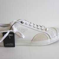 нови бели кожени обувки G-Star Campus Bantam Leather оригинал, снимка 2 - Маратонки - 21757613