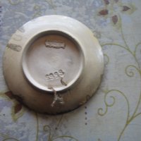 Уникална авторска глинен керамична чиния емайл маркировка, снимка 8 - Други - 25878865