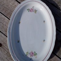 Стара порцеланова чиния,плато #3, снимка 3 - Антикварни и старинни предмети - 26032895