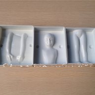 комплект пластмасови калъп форми форма човек тяло жена дете хора фигура торта украса фондан шоколад , снимка 3 - Форми - 15424834