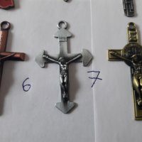 Метални релефни детайлни кръстове-3, снимка 6 - Колиета, медальони, синджири - 23383554