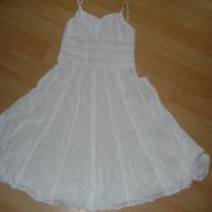 С/М Лека и ефирна бяла лятна рокля, снимка 6 - Рокли - 14789233