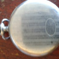 Джобен сребърен швейцарски часовник Argentan, снимка 2 - Джобни - 17775553
