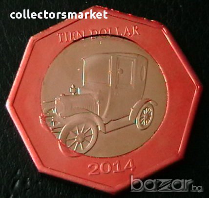 10 долара 2014(дю Дион Батън), Бонер, снимка 1