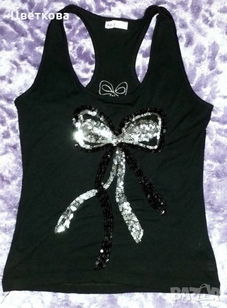 Потник с пайети М размер, снимка 1