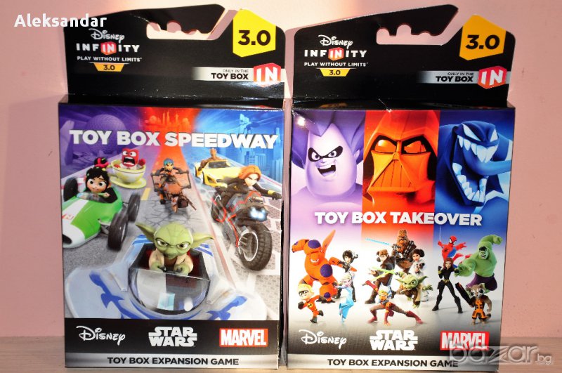 Нов ps4,ps3,Disney,Infinity,Star wars,Takeover,speedway,toy box, снимка 1