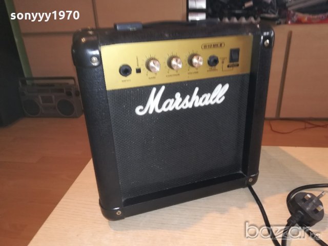 marshall-китарен усилвател-внос англия-30х30х18см, снимка 6 - Ресийвъри, усилватели, смесителни пултове - 21315827
