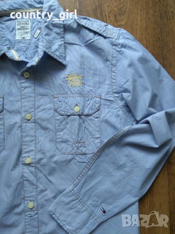 tommy hilfiger - страхотна мъжка риза КАТО НОВА, снимка 4 - Ризи - 25230416