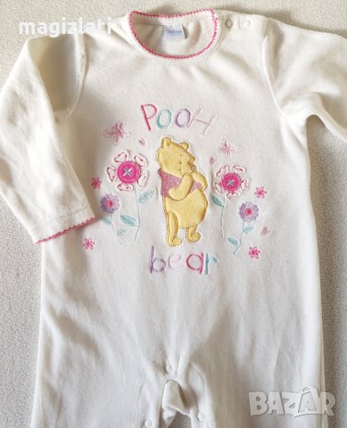 Пижама на Дисни с Мечо Пух 9-12 месеца, снимка 3 - Бебешки гащеризони - 23900993