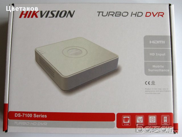 4-канален 2 мегапиксела DVR HIKVISION iDS-7104HQHI-M1/S, снимка 3 - Други - 13803418