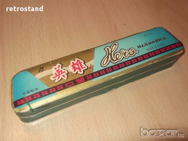 № 745  стара хармоника Hero, снимка 6 - Духови инструменти - 10268843