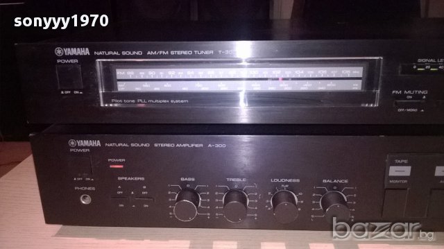 yamaha a-300+yamaha t-300-japan-внос швеицария, снимка 4 - Ресийвъри, усилватели, смесителни пултове - 12615172