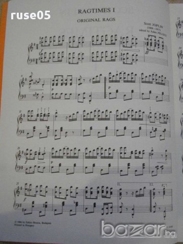 Книга "RAGTIMES FOR PIANO-SCOTT JOPLIN - I." - 84 стр., снимка 3 - Специализирана литература - 15801193