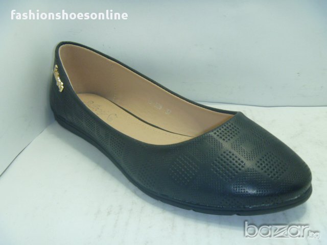 Дам.обувки BECKYYS-328 черни златна катарама (Г), снимка 2 - Дамски ежедневни обувки - 13963132