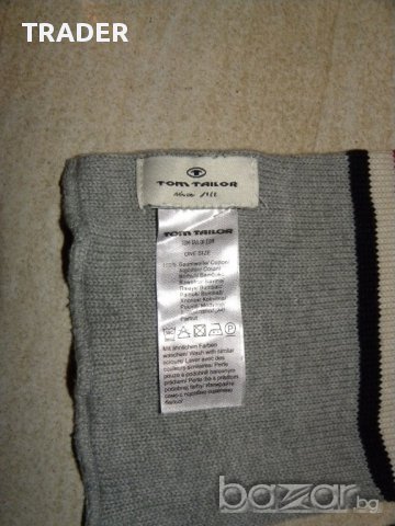 Шал TOM TAILOR, 100% памук , снимка 2 - Шапки - 16475134