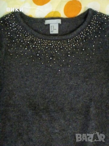 Плетена блузка на H&M xs, снимка 2 - Блузи с дълъг ръкав и пуловери - 24500499