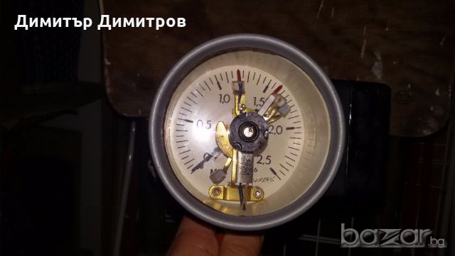 Електро контактен манометър ЕКМ, снимка 3 - Резервни части за машини - 18331866