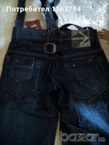 Дънки с тиранти., снимка 5 - Детски панталони и дънки - 14485356