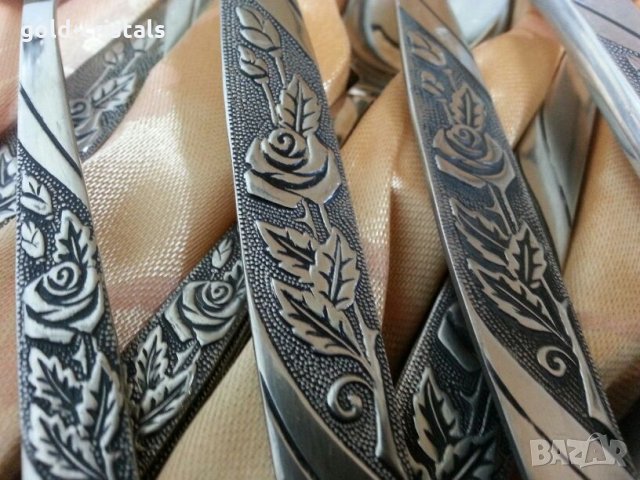 Руски прибори за хранене в кутия, снимка 3 - Антикварни и старинни предмети - 24738425