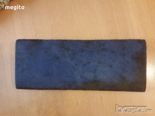 Нова дамска Чанта велурена тип портомоне , снимка 3 - Чанти - 18495805