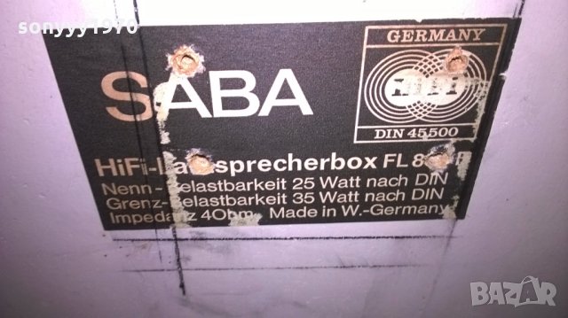 saba hifi-ретро тонколони-64х40х12см-внос швеицария, снимка 10 - Тонколони - 23203554