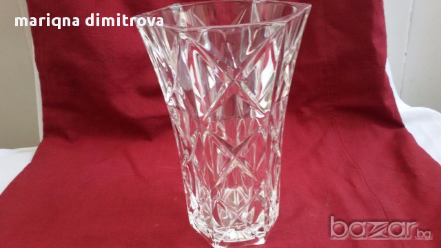  кристална ваза , снимка 3 - Вази - 17785988