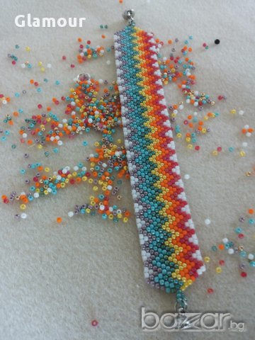 Гривна от мъниста, снимка 4 - Гривни - 15260559