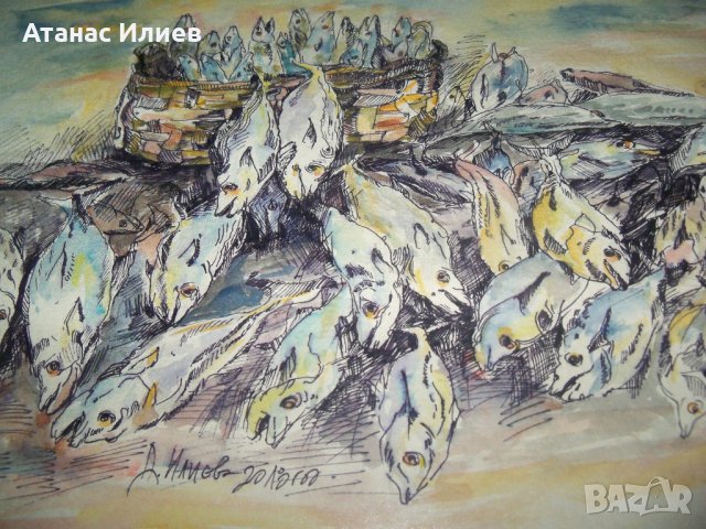 "Улов" худ. Десислава Илиева, снимка 6 - Картини - 22947666