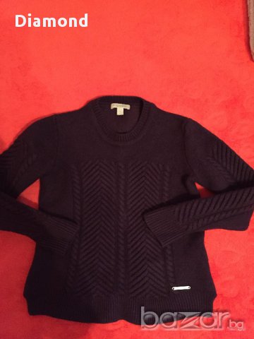 100% Burberry BRIT оригинален дамски пуловер XS, снимка 1 - Блузи с дълъг ръкав и пуловери - 16429359