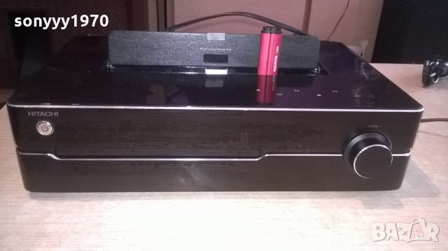 hitachi-receiver-cd-usb-iphone-tuner-внос швеицария, снимка 3 - Ресийвъри, усилватели, смесителни пултове - 23998674