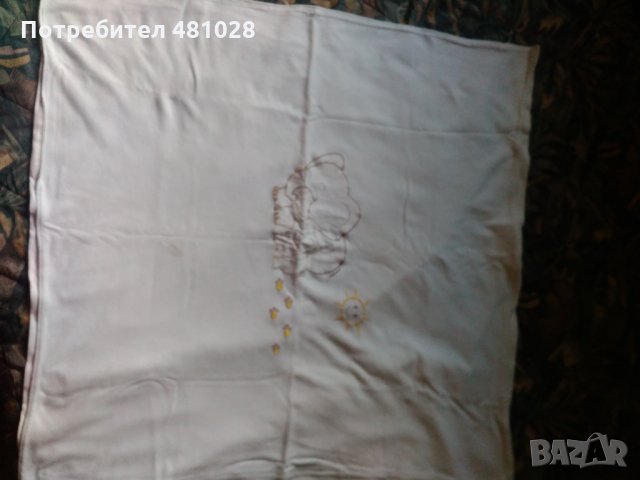 Евтина памучна пелена, снимка 2 - Спално бельо и завивки - 19642445