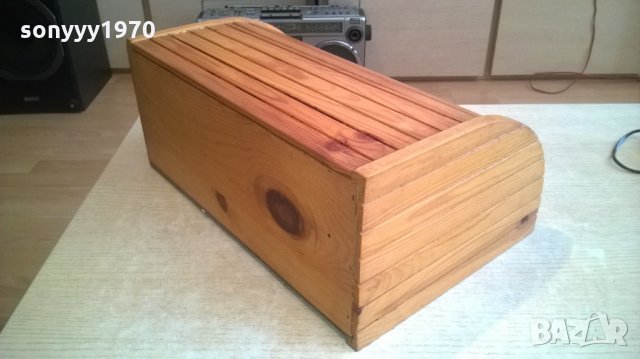 дървена кутия за хляб-лакирана-40х26х17см, снимка 9 - Други - 24849947