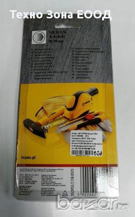 Шестограми/Лимбуси комплект 9бр. TOPEX, снимка 3 - Други инструменти - 17559152