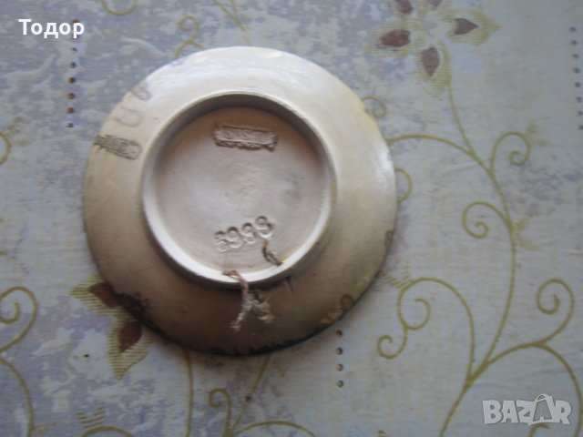 Уникална авторска глинен керамична чиния емайл маркировка, снимка 8 - Други - 25878865