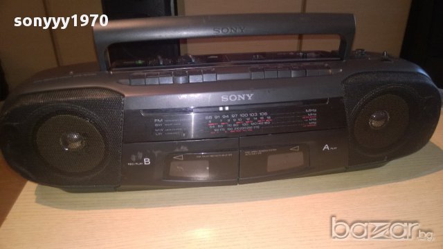 sony cfs-w318l-stereo cassette corder-внос швеицария, снимка 3 - Ресийвъри, усилватели, смесителни пултове - 11782574